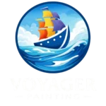 Voyager Painting Logo White