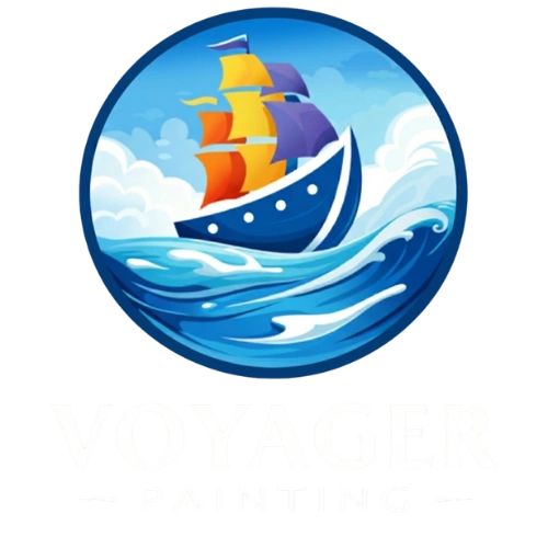 Voyager Painting Logo White